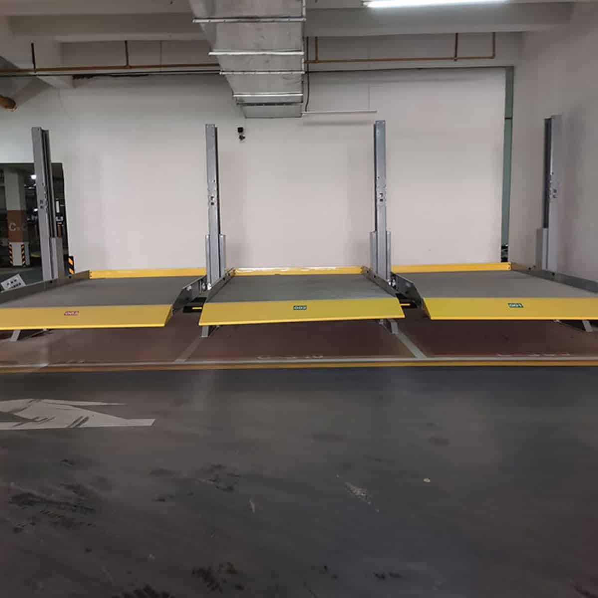 四柱立體車庫停車設備過驗收 四柱立體車庫停車設備過驗收